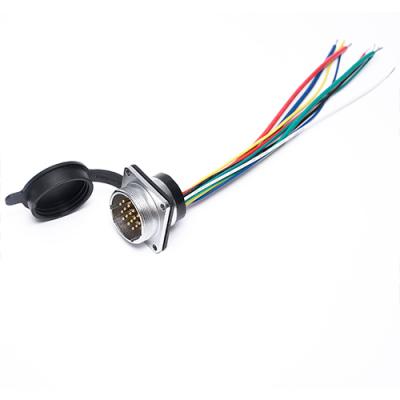 16PIN Aviation Plug Connector Waterproof Glue Wiring Harness