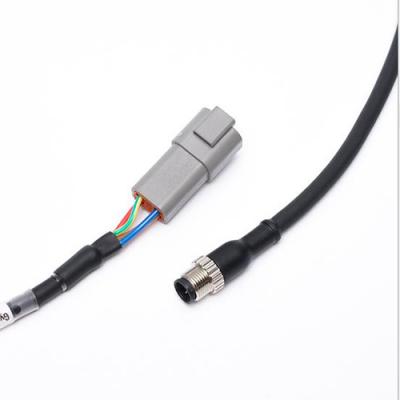 DT M12 Waterproof Connector Communication Wiring Harness